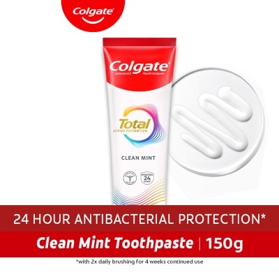 COLGATE - Colgate Total Clean Mint Antibacterial Toothpaste 150g