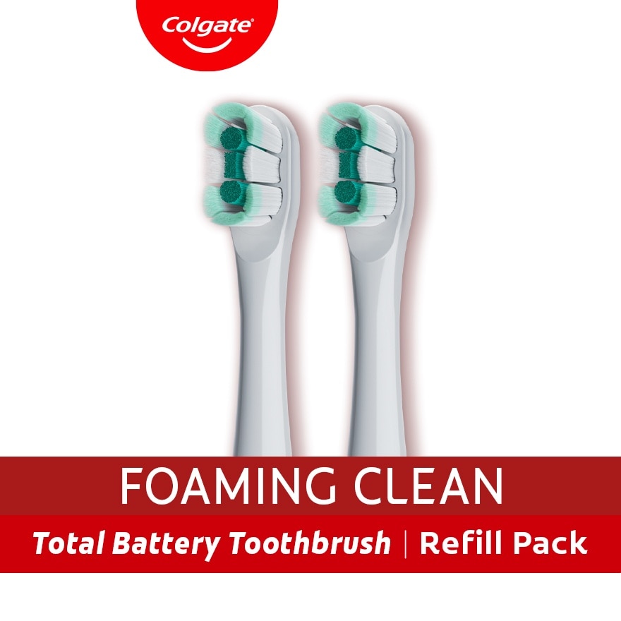 COLGATE Total Battery Toothbrush 2 Refill Heads