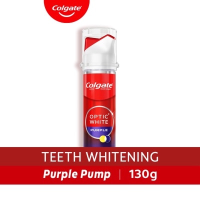 COLGATE - Colgate Optic White Purple Pump Whitening Toothpaste 130g image