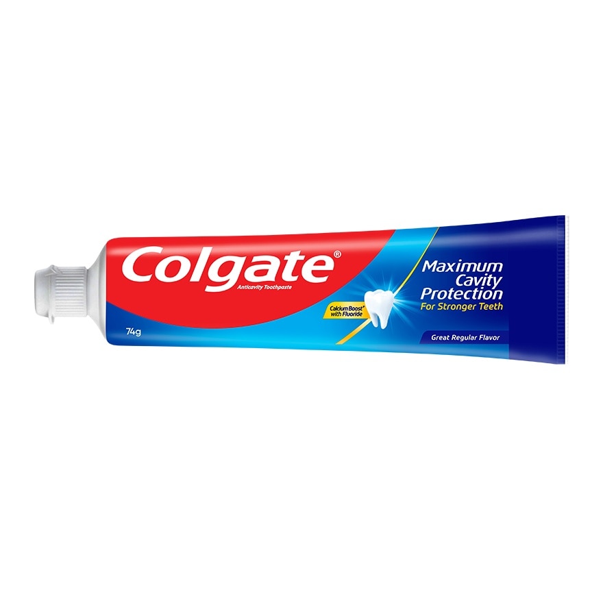 Colgate Maximum Cavity Protection Great Regular Flavor Anti-Cavity Family Toothpaste 74g image