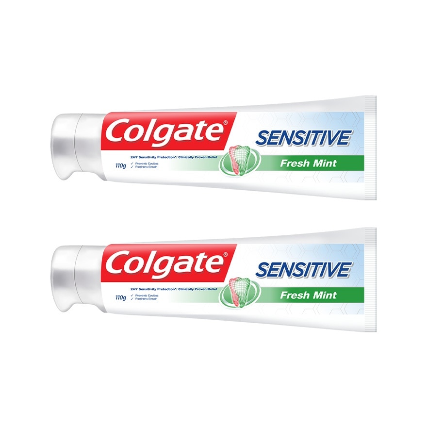 Colgate Sensitive Fresh Mint Toothpaste 110g Twin Pack