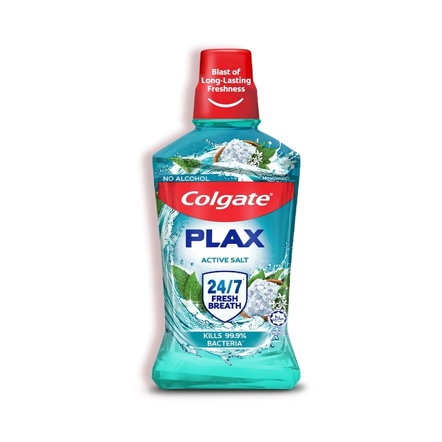 Colgate Plax Active Salt Mouthwash 500mL image