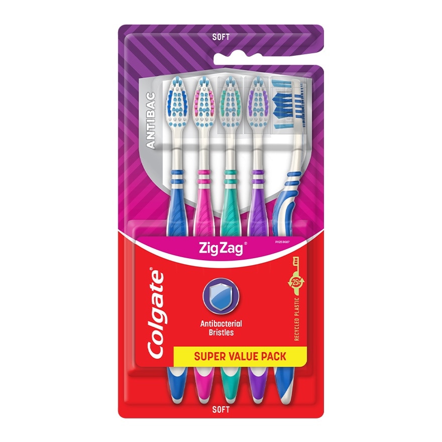 Colgate ZigZag Plus Toothbrush Pack of 5