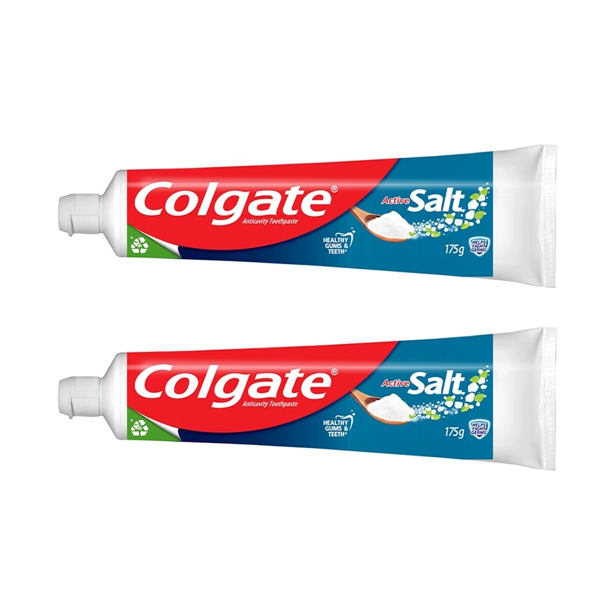 Colgate Active Salt Natural Toothpaste 175g Twin Pack