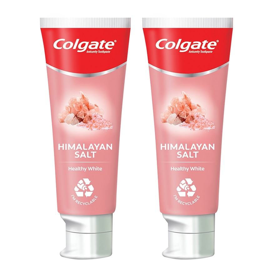 Colgate Naturals Himalayan Salt Toothpaste 115g Twin Pack image
