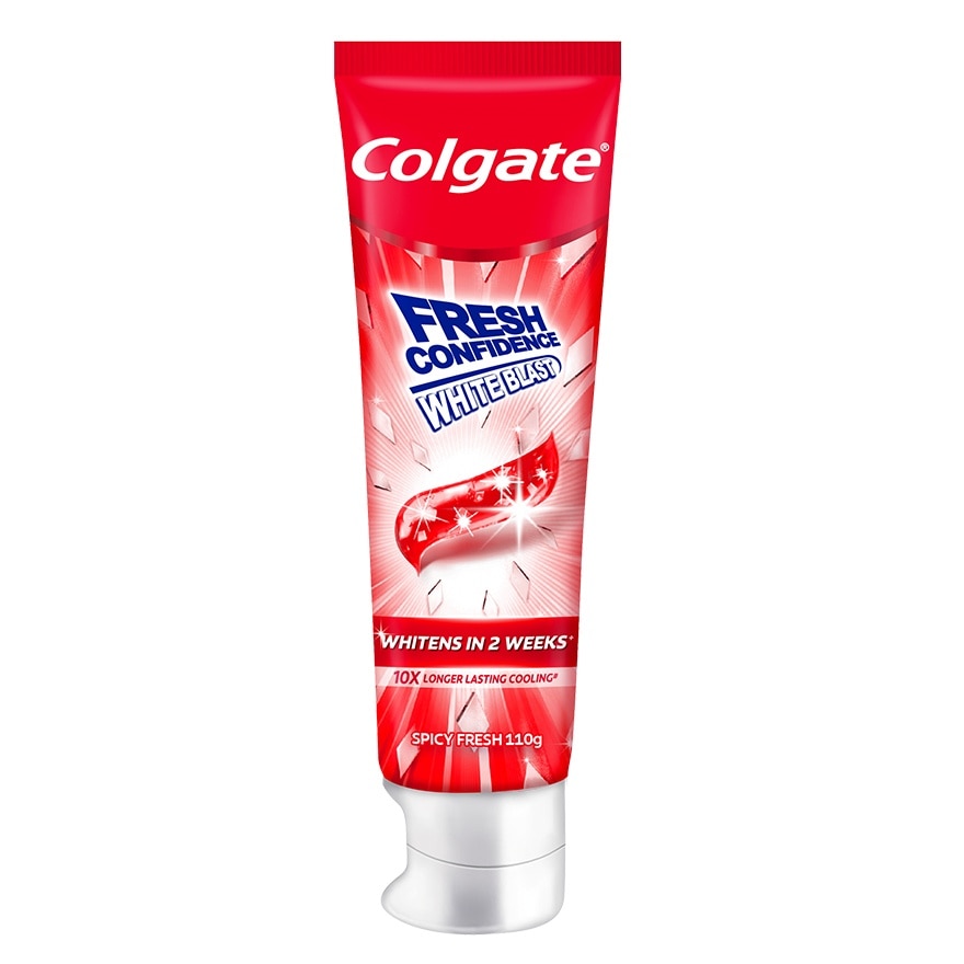 Colgate Fresh Confidence White Blast Spicy Fresh Toothpaste 110g image