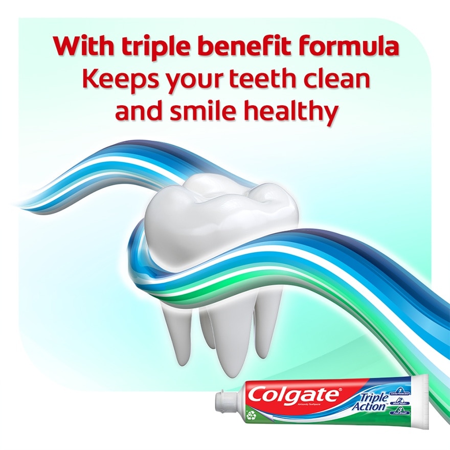 Colgate Triple Action Anti-Cavity Family Toothpaste 66g