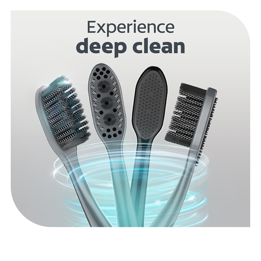 Colgate 360 Charcoal Toothbrush Pack of 2