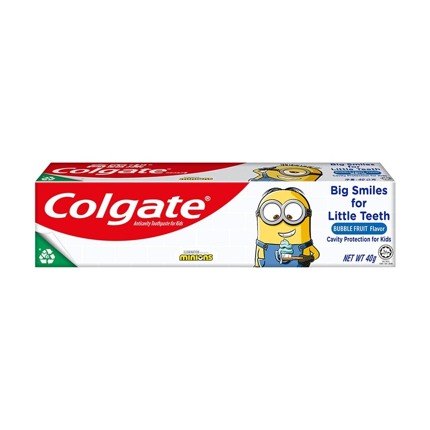 Colgate Kids Minions Bubble Fruit Toothpaste 40g