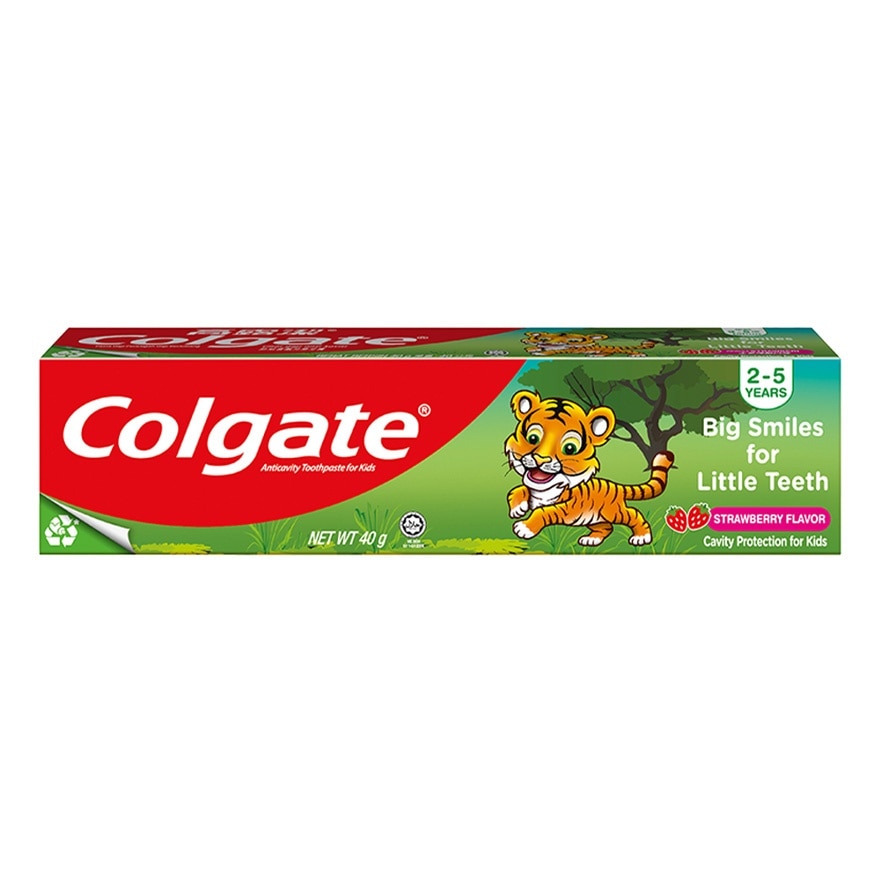 Colgate Kids Tiger Bubble Fruit Toothpaste 40g