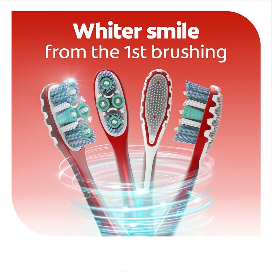 Colgate 360 Advanced White Toothbrush Pack of 3