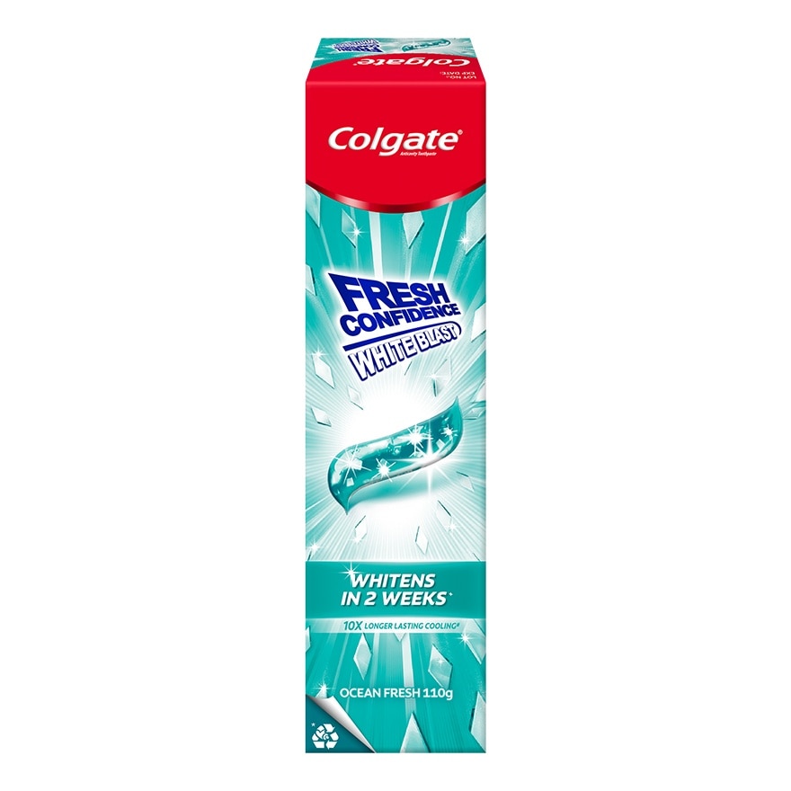 Colgate Fresh Confidence White Blast Ocean Fresh Toothpaste 110g