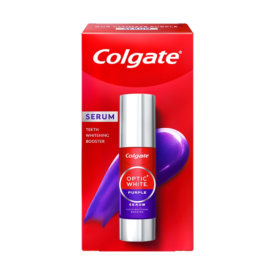 Colgate Optic White Purple Whitening Serum 40g image