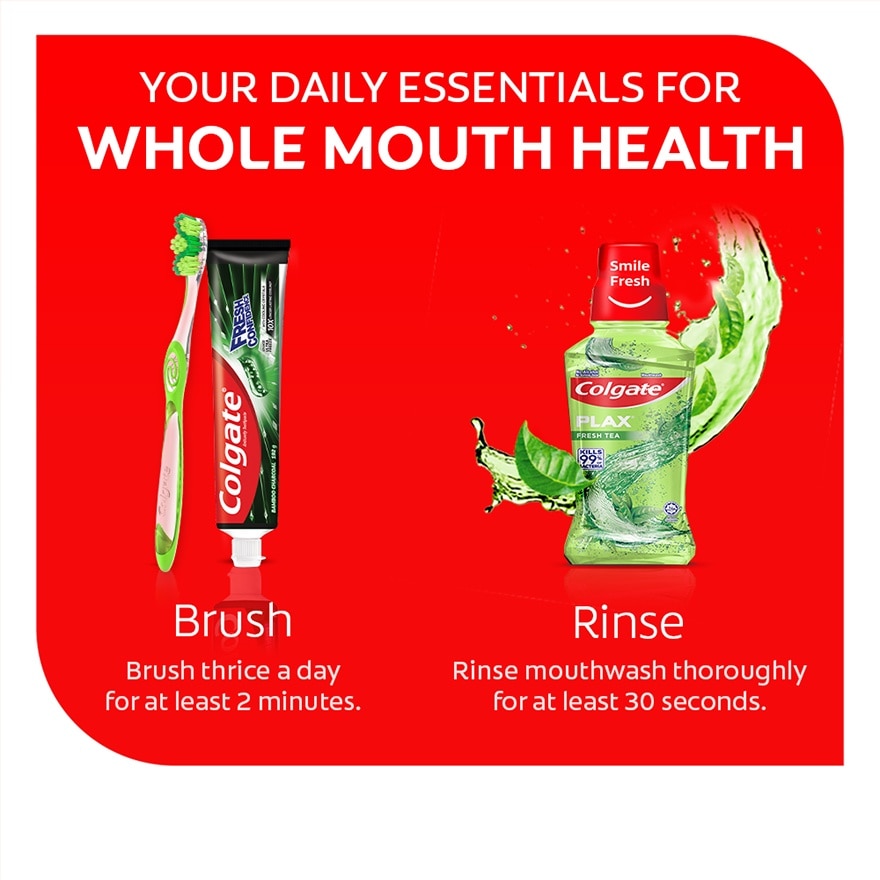 Colgate Plax Fresh Tea Mouthwash 250mL image