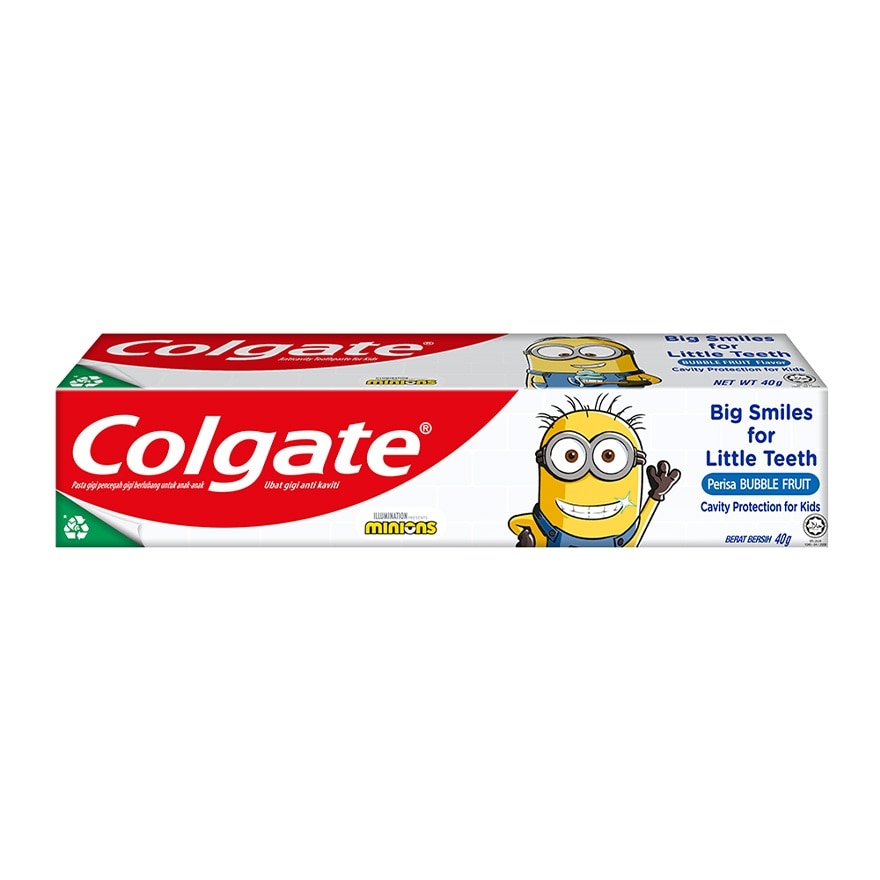 Colgate Kids Minions Bubble Fruit Toothpaste 40g