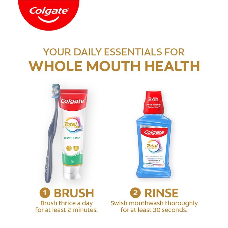 Colgate Total Breath Health Antibacterial Toothpaste 150g