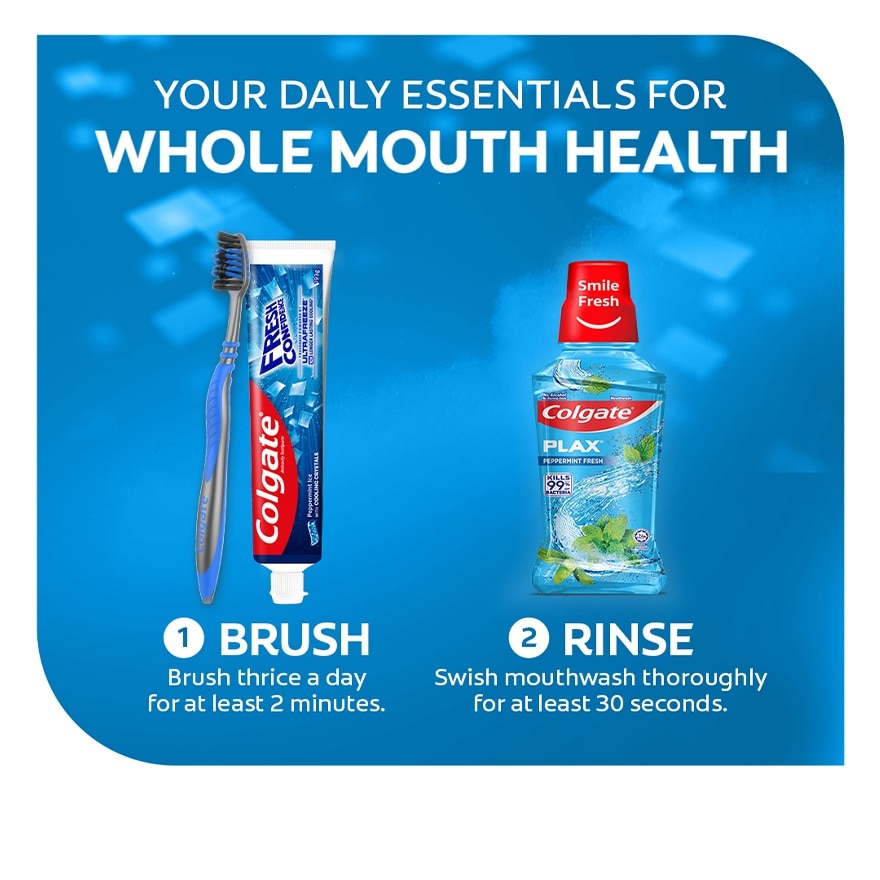 Colgate Fresh Confidence Cooling Crystals Peppermint Ice Toothpaste 173g Twin Pack