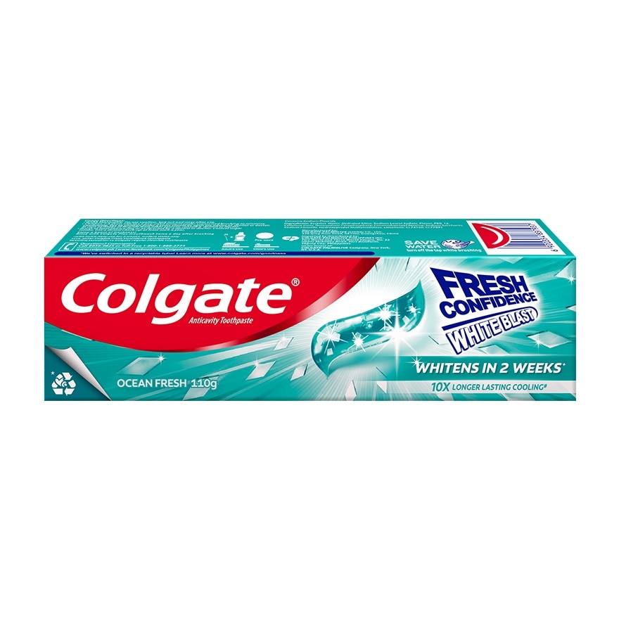 Colgate Fresh Confidence White Blast Ocean Fresh Toothpaste 110g
