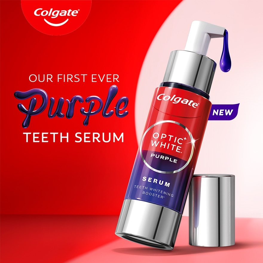 Colgate Optic White Purple Whitening Serum 40g image
