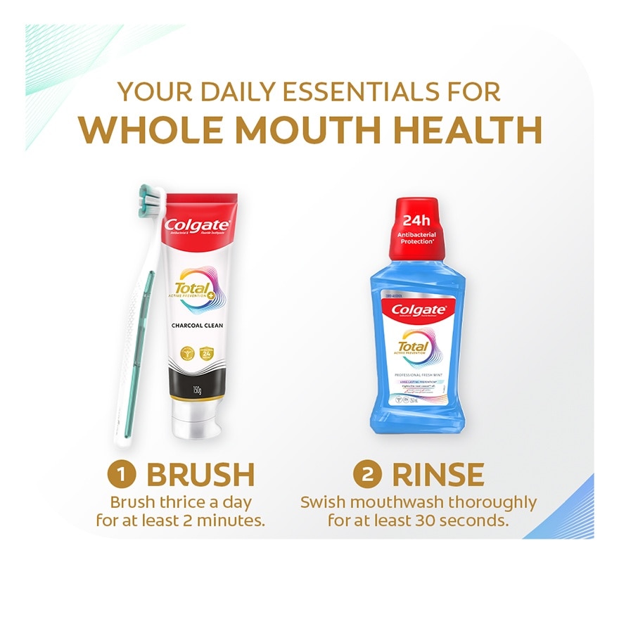 Colgate Total Foaming Clean Toothbrush image