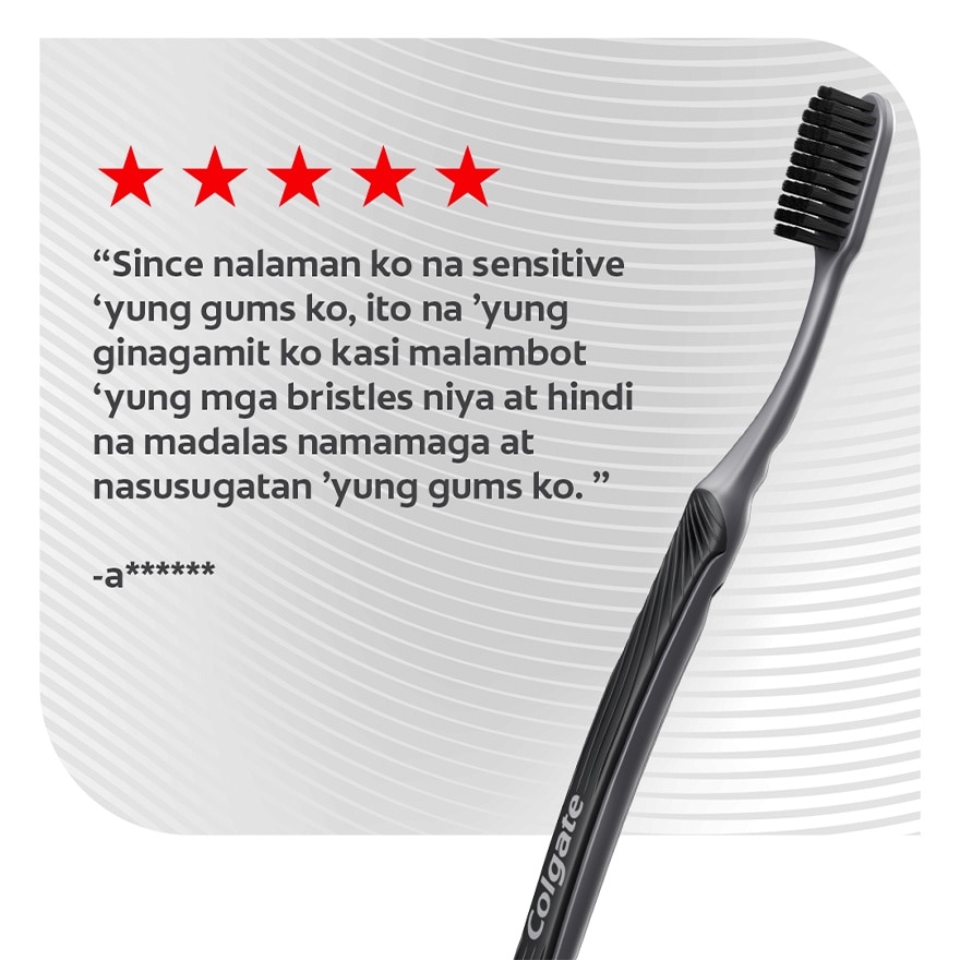 Colgate SlimSoft Charcoal Toothbrush image