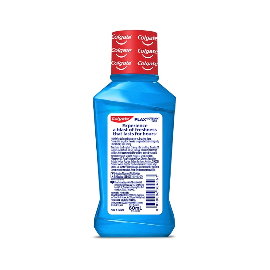Colgate Plax Peppermint Fresh Mouthwash 60mL