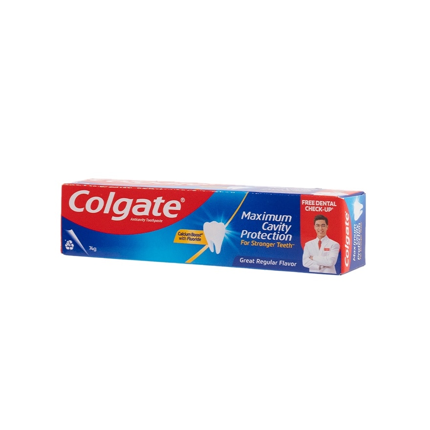 Colgate Maximum Cavity Protection Great Regular Flavor Anti-Cavity Family Toothpaste 74g image