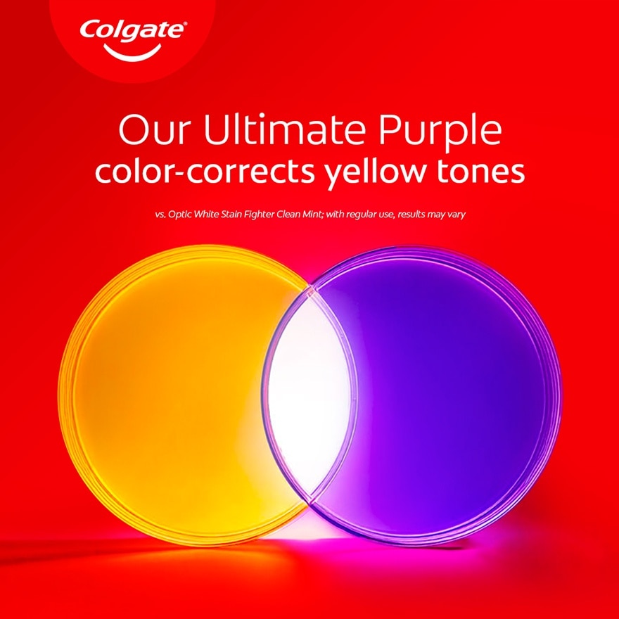 Colgate Optic White Purple Whitening Serum 40g image