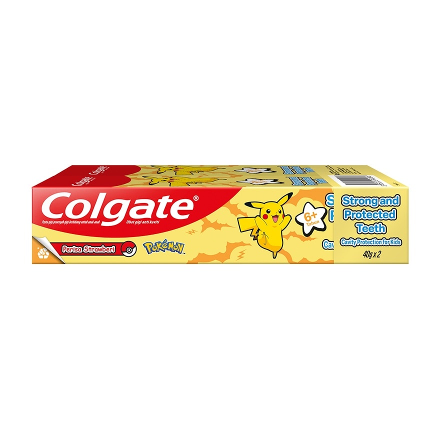 Colgate Kids Pokemon Toothpaste 40g Twin Pack image