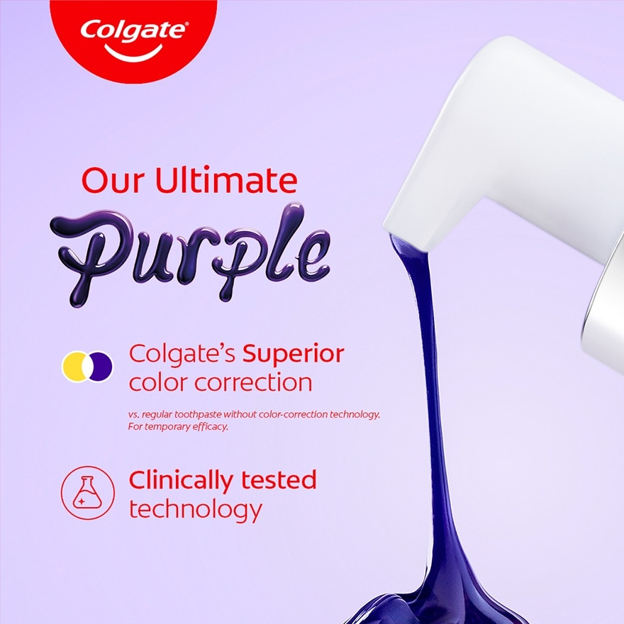 Colgate Optic White Purple Whitening Serum 40g image