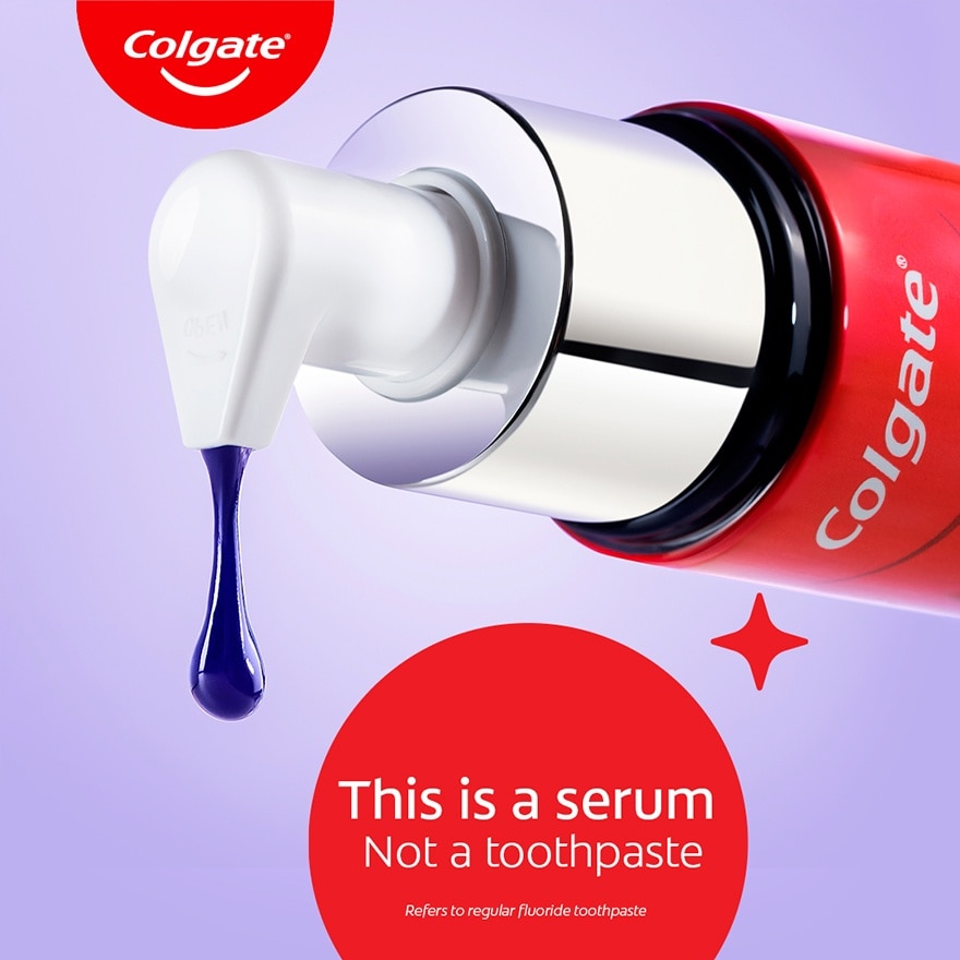 Colgate Optic White Purple Whitening Serum 40g image