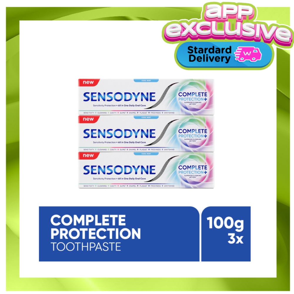 Sensodyne Complete Protection Toothpaste 100g Pack of 3 image
