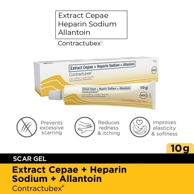 CONTRACTUBEX - CONTRACTUBEX Extract Cepae + Heparin Sodium + Allantoin Scar Gel 10g