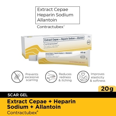 CONTRACTUBEX - CONTRACTUBEX Extract Cepae + Heparin Sodium + Allantoin Scar Gel 20g