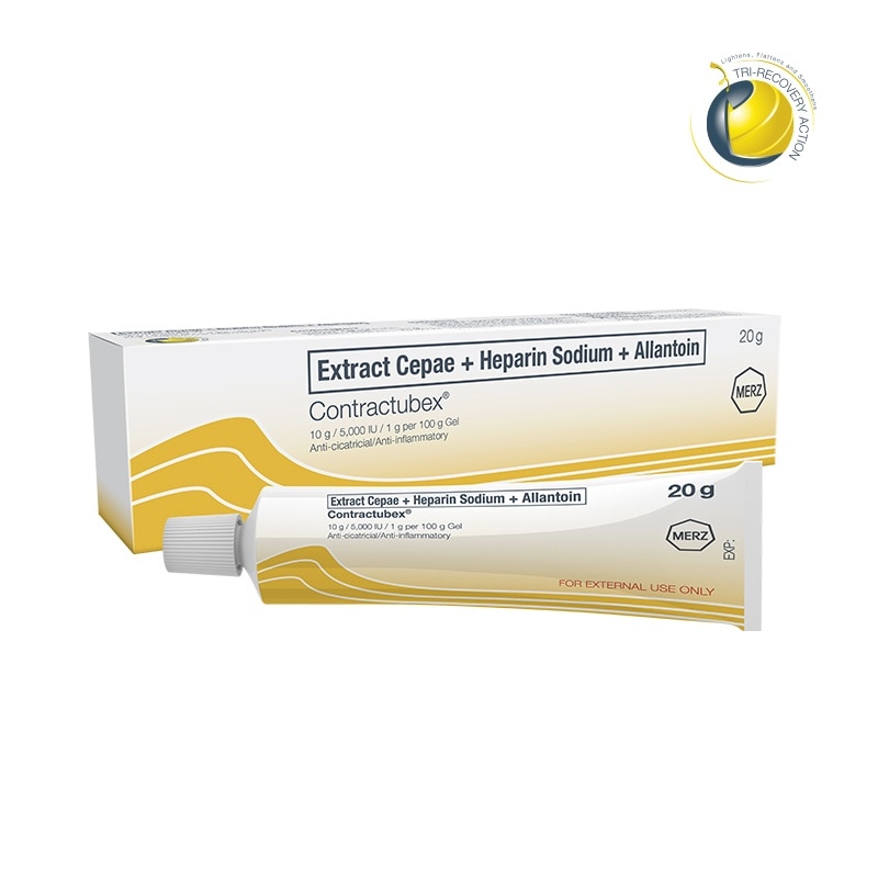 CONTRACTUBEX Extract Cepae + Heparin Sodium + Allantoin Scar Gel 20g