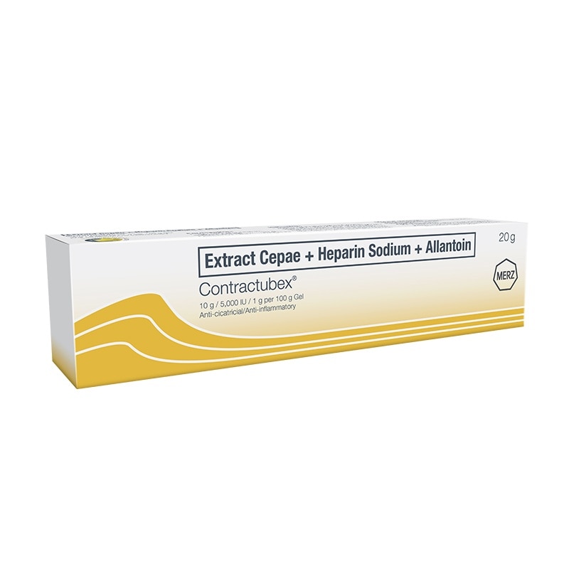 CONTRACTUBEX Extract Cepae + Heparin Sodium + Allantoin Scar Gel 20g