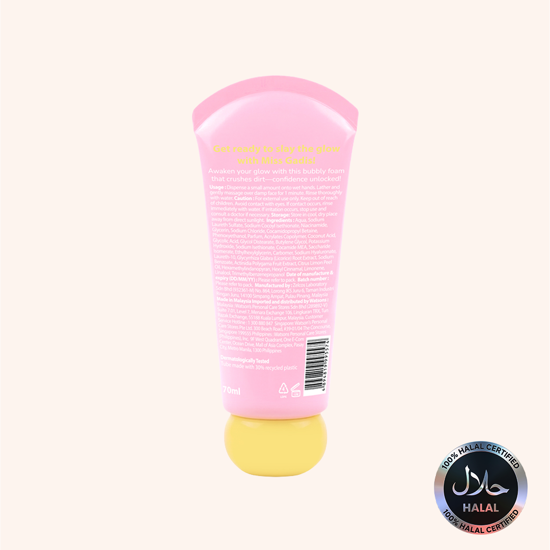 MISS ADIS Bright And Glow Niacinamide Facial Cleanser 70ml image