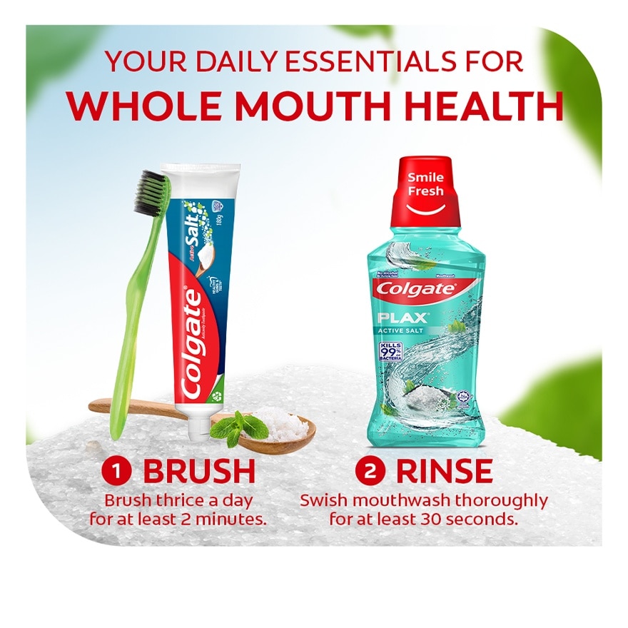 Colgate Active Salt Natural Toothpaste 132g image