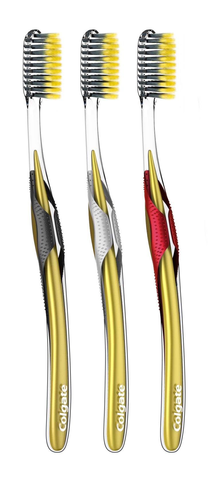 Colgate Slim Soft Advanced Gold Toothbrush Pack of 2 image