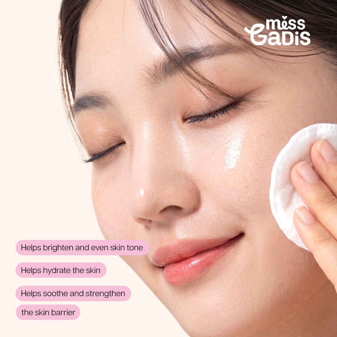 MISS GADIS Bright And Glow Niacinamide Facial Toner 100ml image