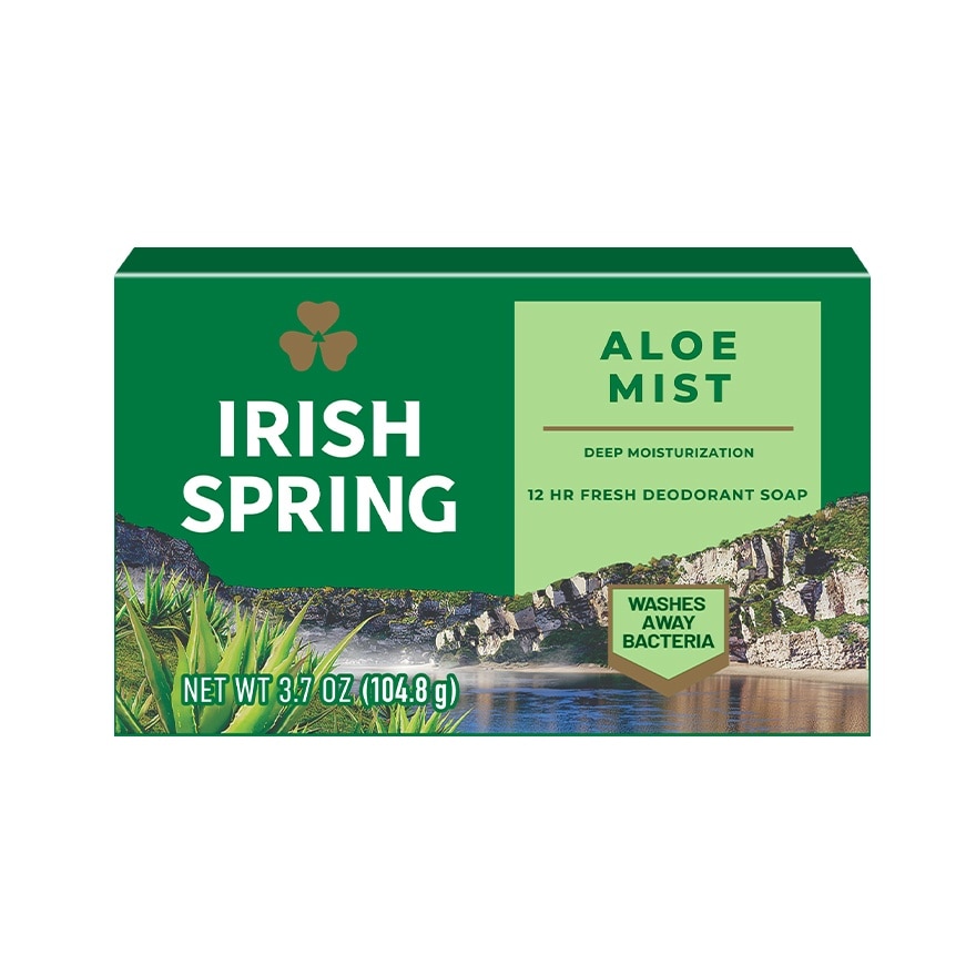 Irish Spring Aloe Mist Body Bar Soap 3.7 oz. image