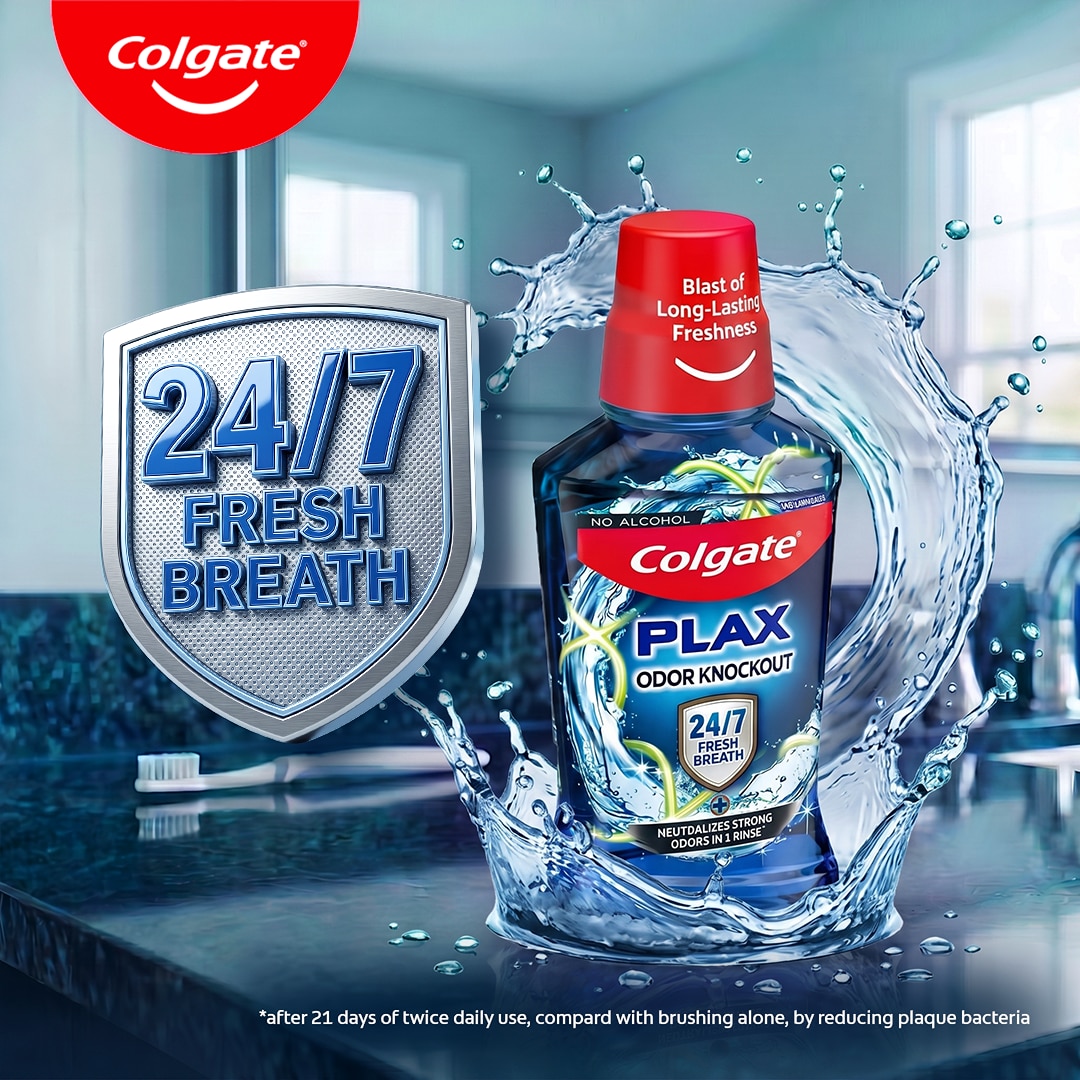 COLGATE Plax Odor Knockout Mouthwash 500ml image