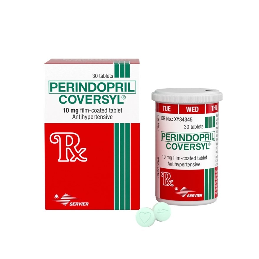 COVERSYL Coversyl Perindopril 10mg Tablet Sold Per Piece [Prescription Required] image