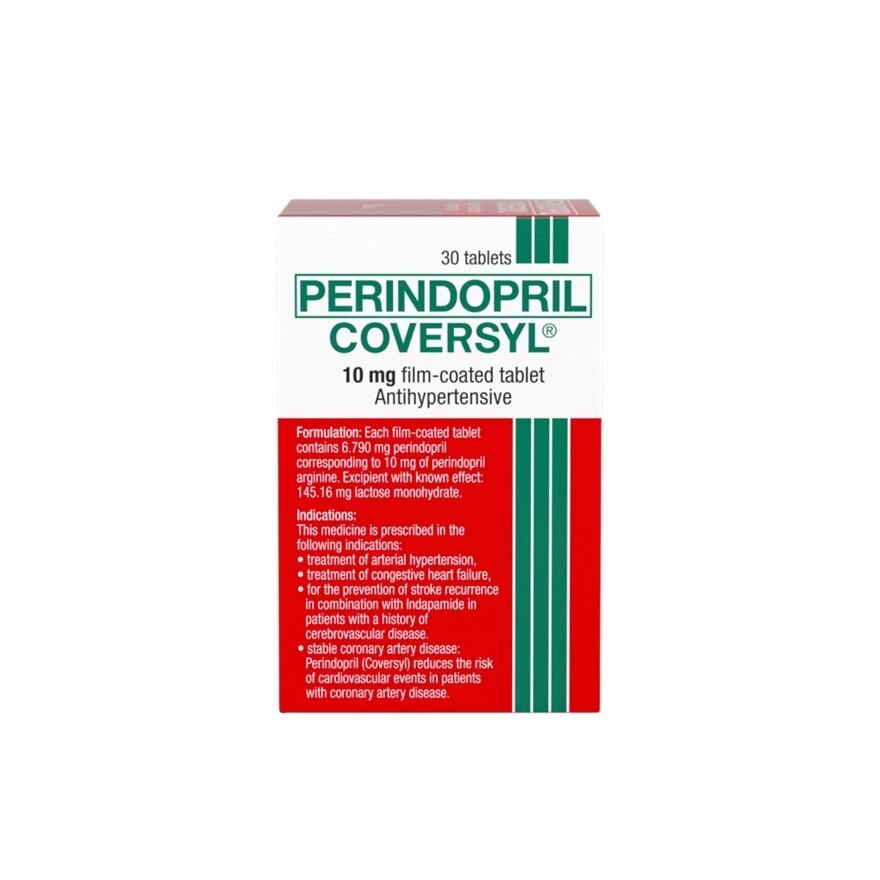 COVERSYL Coversyl Perindopril 10mg Tablet Sold Per Piece [Prescription Required] image