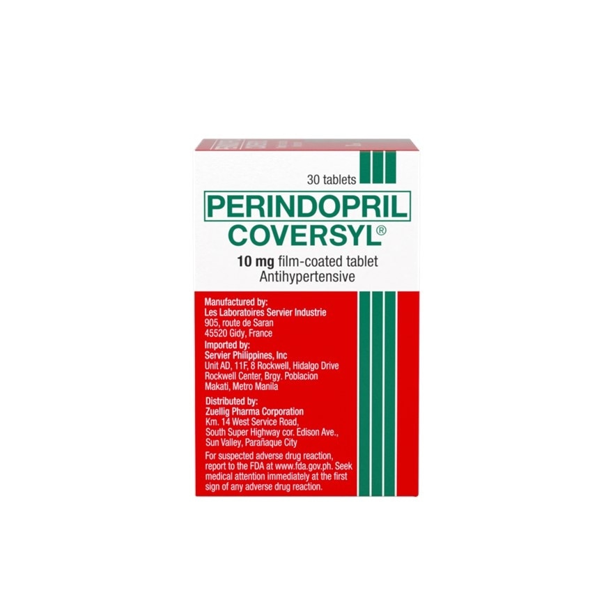 COVERSYL Coversyl Perindopril 10mg Tablet Sold Per Piece [Prescription Required] image