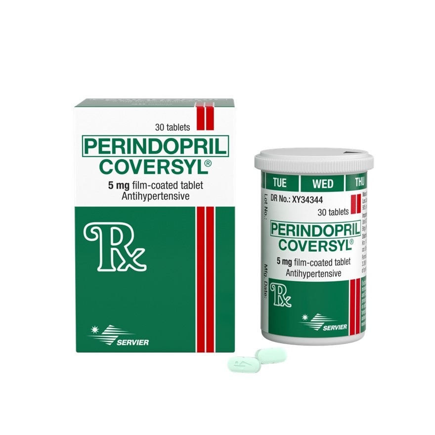 COVERSYL Coversyl Perindopril 5mg Sold Per Piece [Prescription Required] image