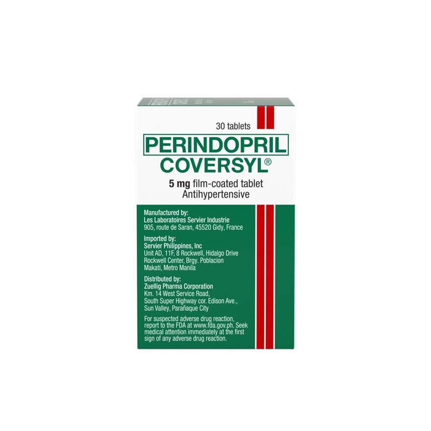 COVERSYL Coversyl Perindopril 5mg Sold Per Piece [Prescription Required] image