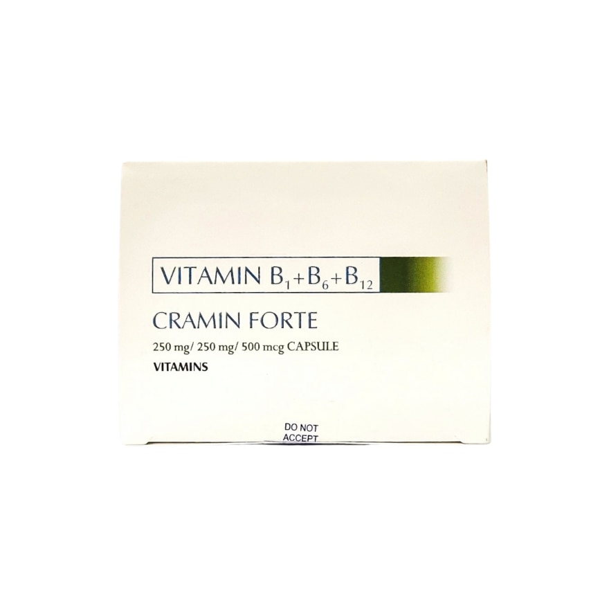 Cramin Forte Vit B Complex Cap Sold Per Piece
