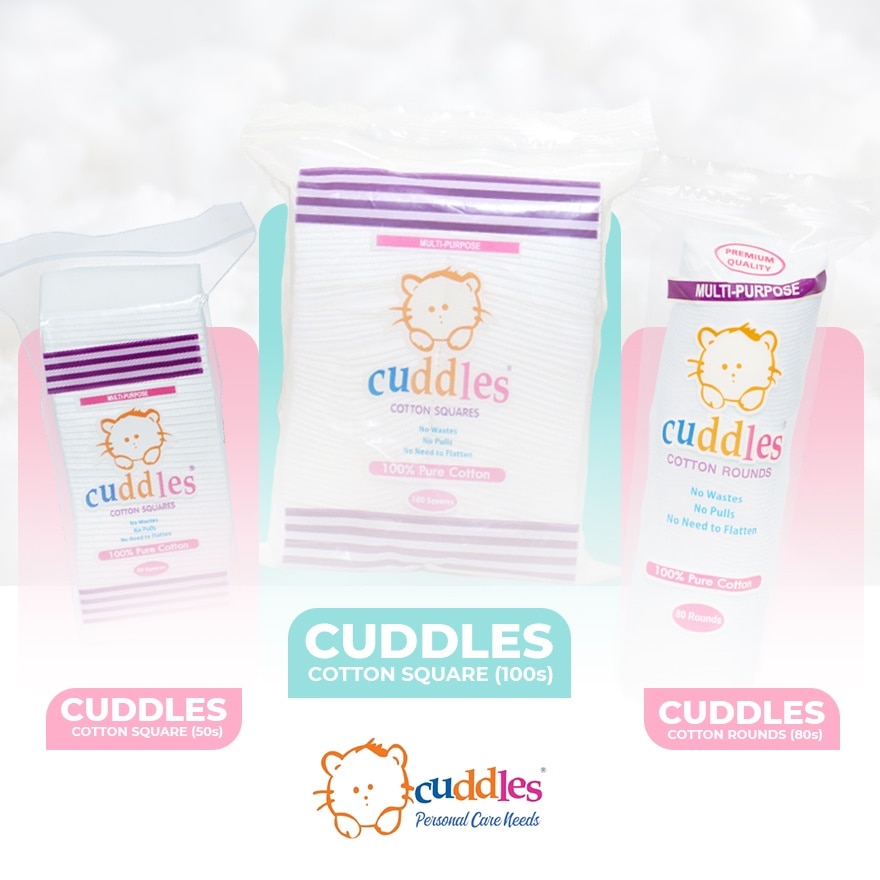 Cotton Squares 100 Sheets