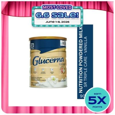 GLUCERNA - Glucerna SR Triple Care Vanilla 900g - Powdered Milk - Adult Supplement